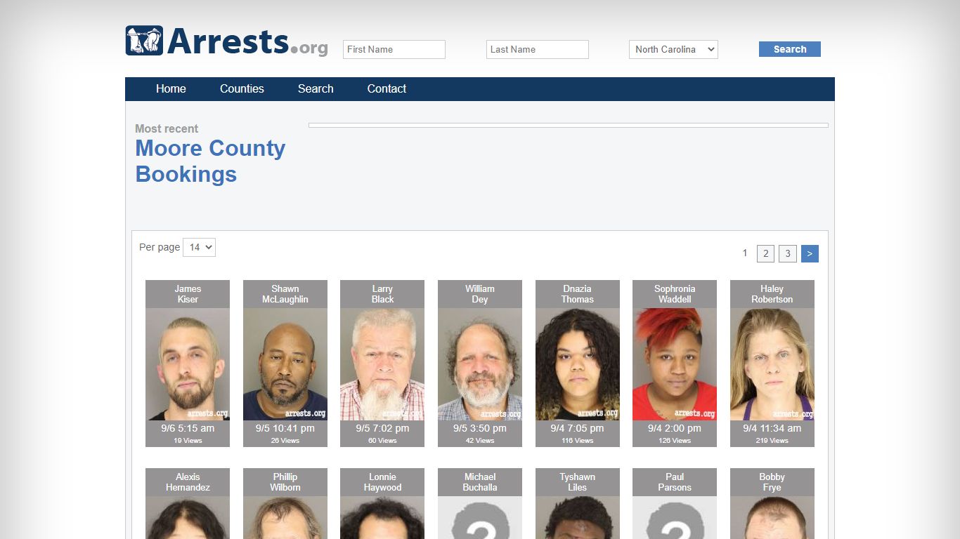 Moore County Arrests and Inmate Search